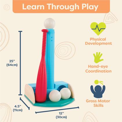 Imagem de Tee Ball Set B. brinquedos com altura ajustável 18 meses ou mais