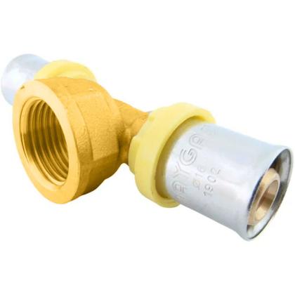 Imagem de Tee com Rosca Femea Para Tubo Multicamada 16mm X 1/2 X 16mm.