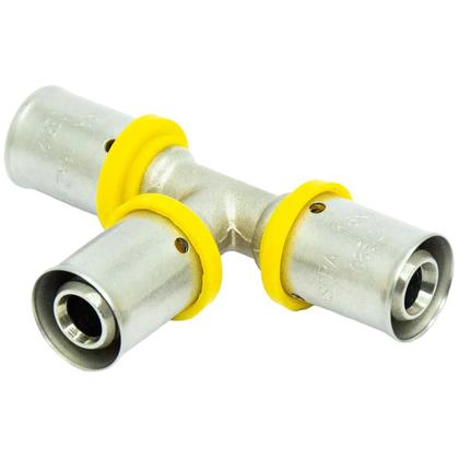 Imagem de Tee de Compressão para Tubo Multicamada 16mm X 16mm X 16mm