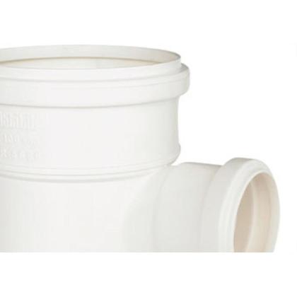 Imagem de Tee Esgoto Plastilit 75 X 50 Branco - Kit C/10 Unidades