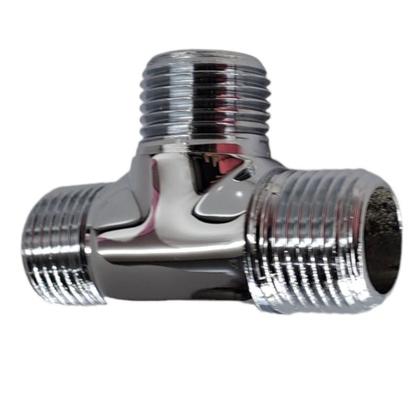 Imagem de Tee Rosca Macho 1/2 Ideal p/ Ligação de Monocomando Cromado