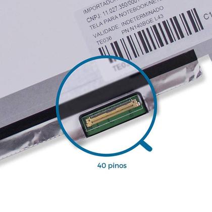 Imagem de Tela 14" LED Para Notebook bringIT compatível com LP140WH2-TLF1  Brilhante