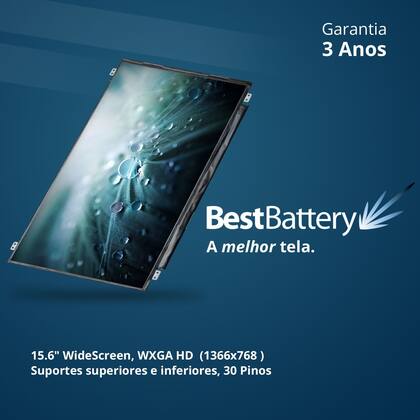 Imagem de Tela 15.6" N156BGA-EA2 REV.C1 Borda Normal - 360mm