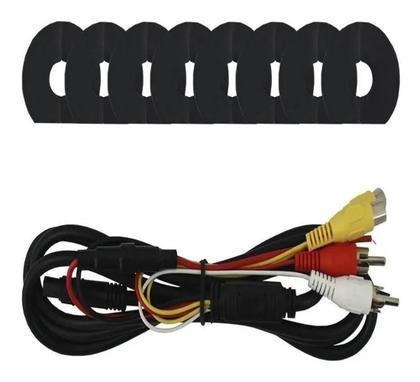 Imagem de Tela 8 Polegadas Portátil Monitor Veicular Digital Bluetooth Usb Encosto de Cabeça Acoplável