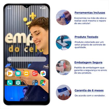 Imagem de Tela A12 A125 A02 A022 Frontal Display Compatível Com Aro