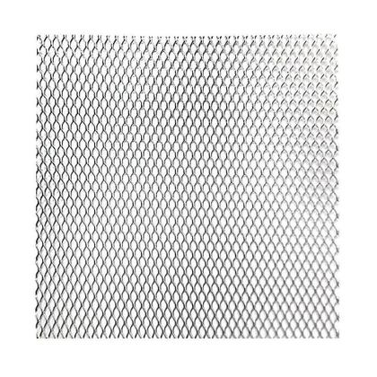 Imagem de Tela Alumínio Expandido Para Ralos Quadrado 15x15 Anti Insetos Dengue Bichos