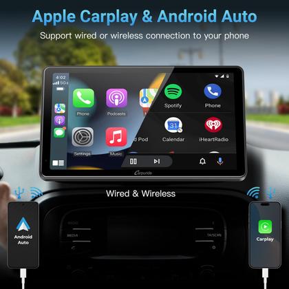 Imagem de Tela Carplay Carpuride CS3 de 7 polegadas para Apple e Android