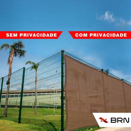 Imagem de Tela Cerca de Privacidade e Proteção Trama 90% Com Ilhós a Cada Metro Cores 2x1 Metros