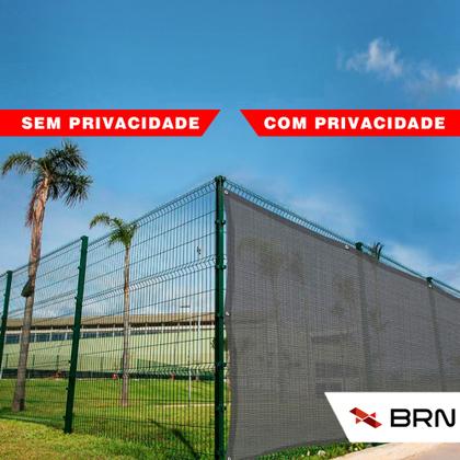 Imagem de Tela Cerca de Privacidade e Proteção Trama 90% Com Ilhós a Cada Metro Cores 2x1 Metros