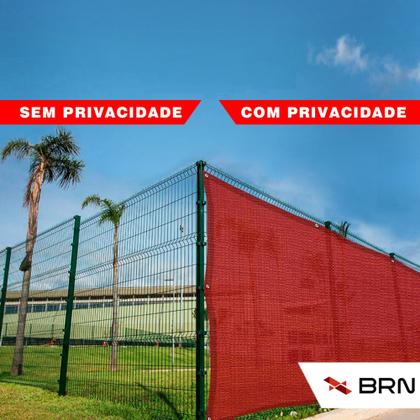 Imagem de Tela Cerca de Privacidade e Proteção Trama 90% Com Ilhós a Cada Metro Cores 4x1,5 Metros