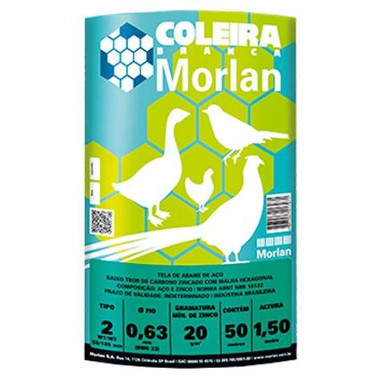 Imagem de Tela Coleira Branca Morlan para Galinheiro 2" 23x1,50x50m