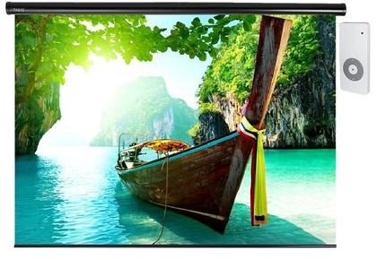 Imagem de Tela de Projeção Elétrica Standard Tahiti 16:9 WScreen 180 Polegadas 3,98 m x 2,25 m TTES-009