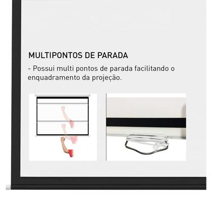 Imagem de Tela de Projeção Manual Retrátil TBMS100H TechLumens