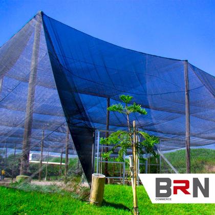 Imagem de Tela de Sombreamento Agrícola 50 Cor Preto Para Hortas e Plantações 4x5 Metros