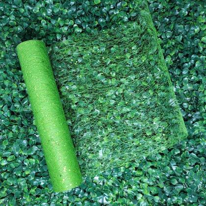 Imagem de Tela Decorativa Fita Natal Malha Verde Lantejoulas Brilho Luxo 24cm x 5 metros  Magizi