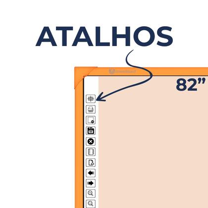 Imagem de Tela digital unionboard color laranja 82 polegadas