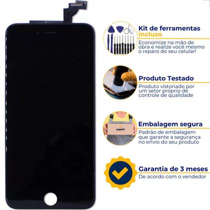 Imagem de Tela Display Lcd Touch Compatível com iPhone 6 Plus 5.5 Premium