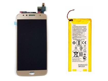 Imagem de Tela Display Lcd Touch Para Moto G5s Plus D + Bateria Hg30