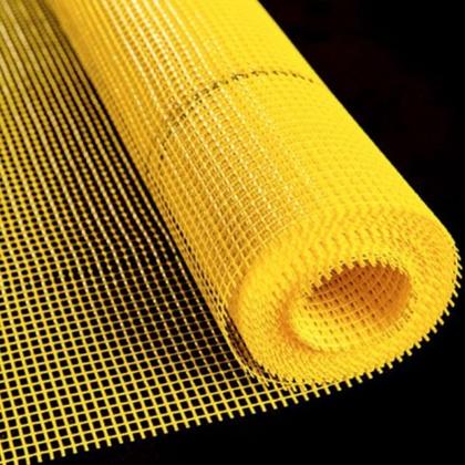 Imagem de Tela Fibra Vidro Base Coat Reforço Alvenaria 50m Amarela