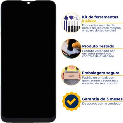 Imagem de Tela Frontal LCD para Moto G8 Power Lite XT2055-2 Premium