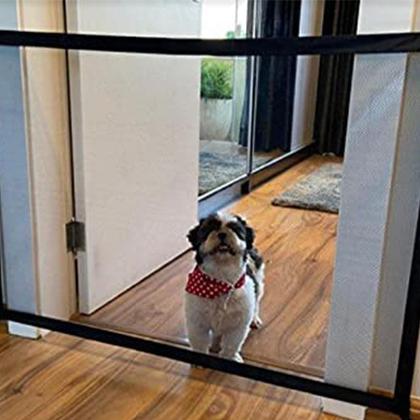 Imagem de Tela Grade De Porta Cachorro Rede Pet Caes Cao Crianças Parede Bebe Gato