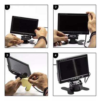 Imagem de Tela Lcd 7 Polegadas Monitor Veicular