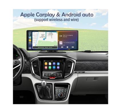 Imagem de Tela Monitor de Carro Multimídia Com Suporte Carplay Android Auto C/ Câmera de Ré