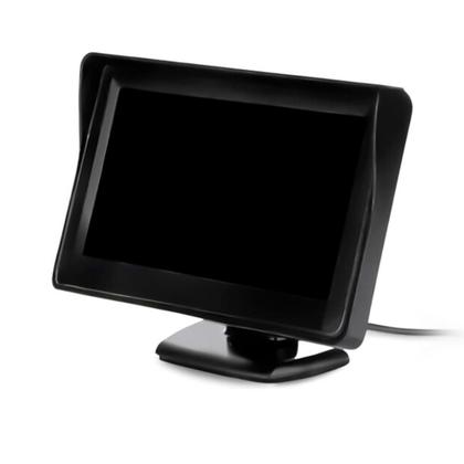Imagem de Tela Monitor Visor 4,3' Rca Para Câmera Ré Auxiliar Kp-Ca401