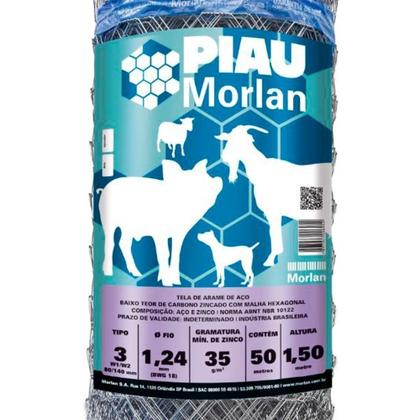 Imagem de Tela Morlan Piau para Mangueirão 3x18x1,50m 50m