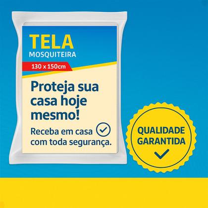 Imagem de Tela Mosquiteira Ajustável Art House 130x150 tiras autocolantes