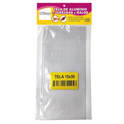 Imagem de Tela Mosquiteira Para Ralo Grelha 15x30 Anti Pernilongos Ratos Baratas Escorpiões