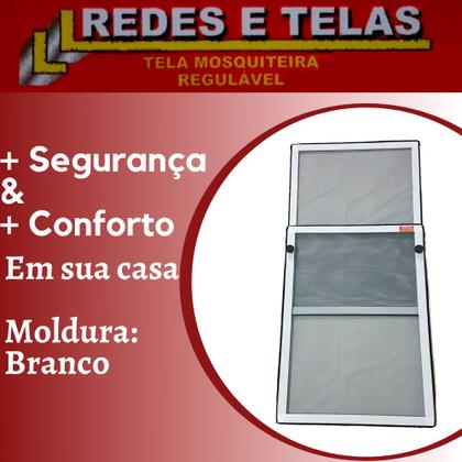 Imagem de Tela Mosquiteira Regulável / Ajustável para Janelas Branca
