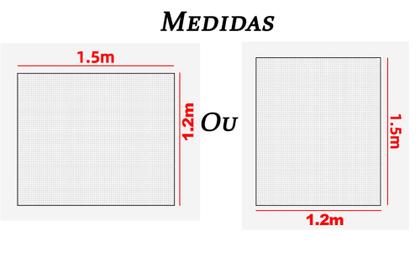 Imagem de Tela Mosquiteiro Para Janela Com Tiras Auto Colantes Removível Contra Insetos 1,50 X 1,20m 