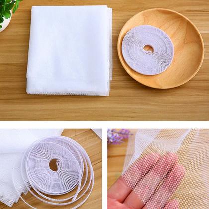 Imagem de Tela Mosquiteiro para Janelas Contra Mosca Mosquito Pernilongo 130x150cm