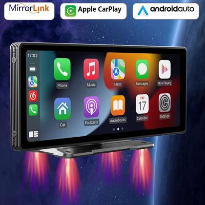 Imagem de Tela Multimídia Portátil Universal Com Espelhamento Sem Fio, Bluetooth, Tela de 10 polegadas - Não precisa de moldura