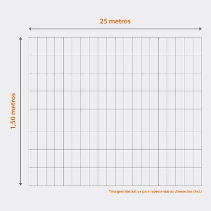 Imagem de Tela para Alambrado Galvanizada Morlan 1,90 mm, 1,50 x 25 metros - 2715