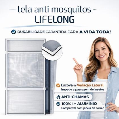 Imagem de Tela Para Janela De Apartamento E Casa Encaixe Mosquiteiro