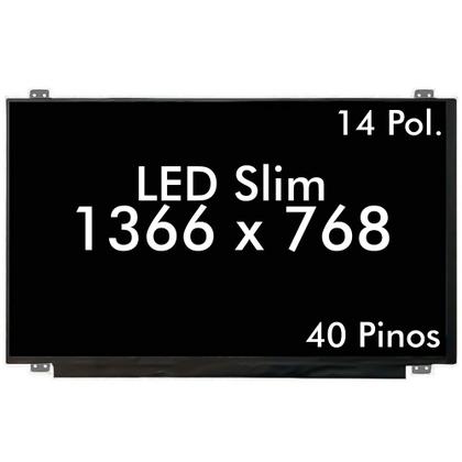 Imagem de Tela Para Notebook LED Slim 14 Polegadas 40 Pinos Up/Dw Full HD N140Bge-L41