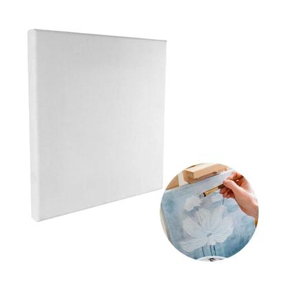Imagem de Tela para Pintura 15x15  Infantil, Pequena, Quadro Branco.
