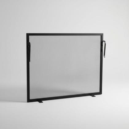 Imagem de Tela Para Protecao - Grade Para Lareira 70x50 Ferro Preto
