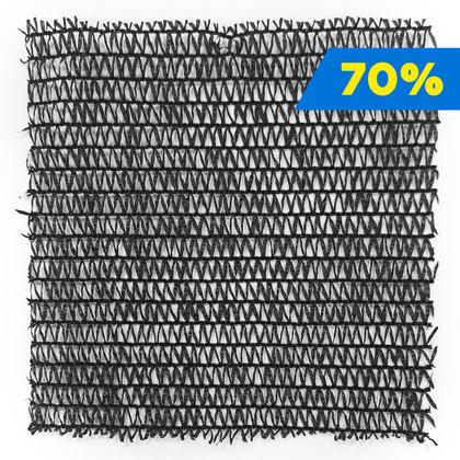 Imagem de Tela Para Sombreamento 70% Preta 3x25m Anti Pragas E Insetos