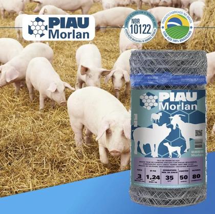 Imagem de Tela Piau Morlan Mangueirão 3x18x0,80m 50m