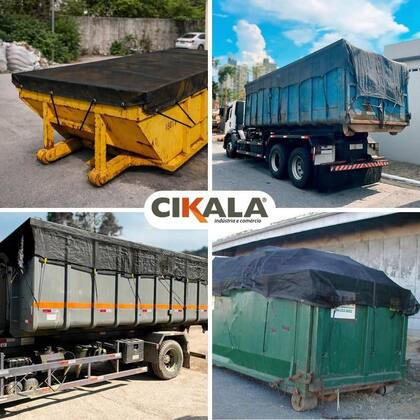 Imagem de Tela Preta Para Caminhão 5x3 Metros Para Transporte