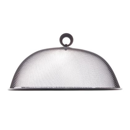 Imagem de Tela Protetora para Alimentos Lyor Preta de Metal 30cm