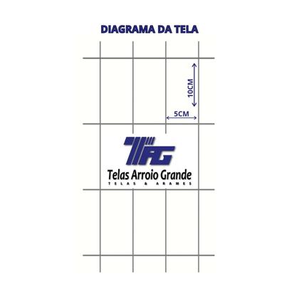 Imagem de TELA SOLDADA TAG MALHA 5x10cm FIO 1,60mm RL 25X1,5m