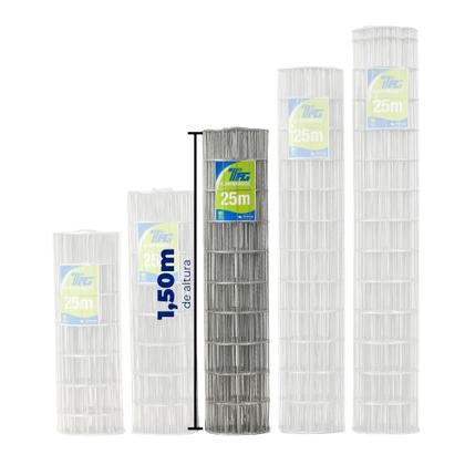 Imagem de TELA SOLDADA TAG MALHA 6,5x15cm FIO 2,30mm RL 25X1,5m