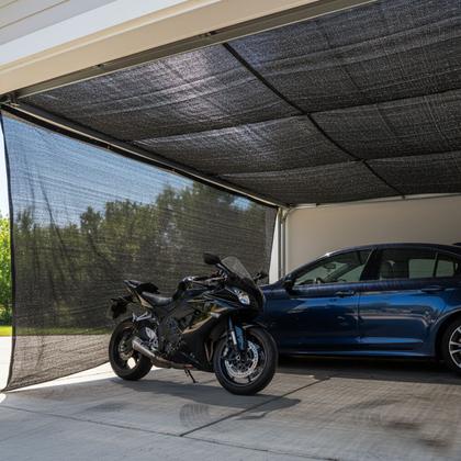 Imagem de Tela Sombreamento 80 Garagem Piscina Acabamento Alças 4x2 4x3 4x4 4x5 4x6 4x7 4x8