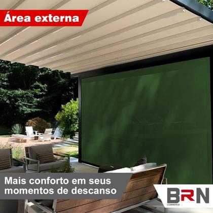 Imagem de Tela Sombreamento Decorativa 4,5x3 + Kit Instalação