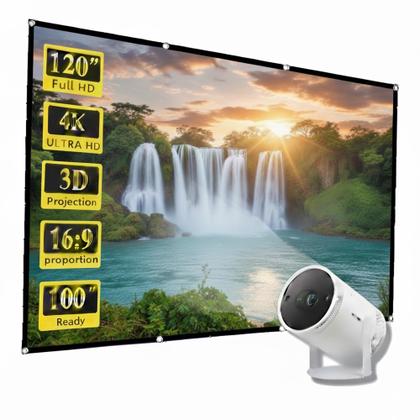 Imagem de Tela telao projeção 70 polegadas profissional 70 polegadas