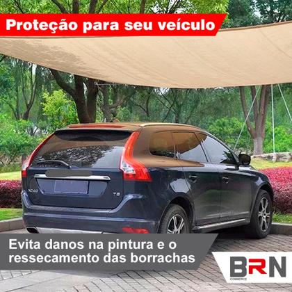 Imagem de Tela Toldo Sombreamento Cores Cobertura 2x2 Metros + Kit De Instalação
